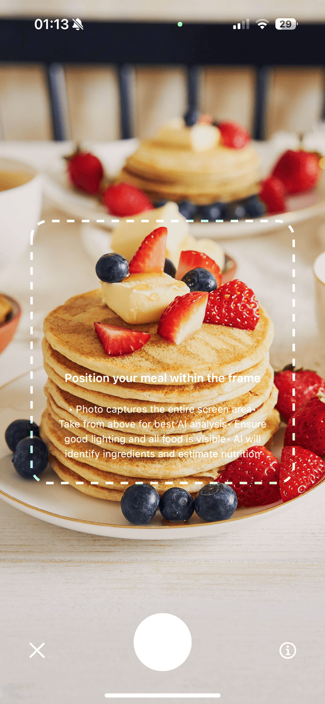 Smart AI calorie scanner